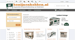 Desktop Screenshot of konijnenhokken.nl